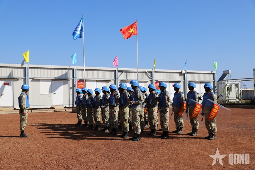 Vietnam's Engineering Company Rotation 4 and its dual mission in Abyei